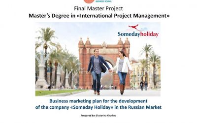 Presentation «Final Master Project Master’s Degree in «International Project Management»
