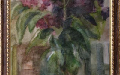 Watercolor «Lilac»