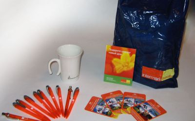 Souvenir products for the company «IntermarkSavills»